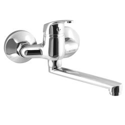 AQUALINE 35 nástenná batéria, rozteč 100mm, ploché ramienko 160mm, chróm