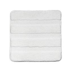 SERENITY predložka 50x50cmcm s protišmykom, polyester, biela