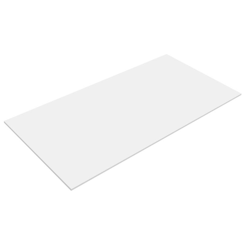 NELIO keramická doska Blanco 97,5x0,9x49,3cm, biela matná