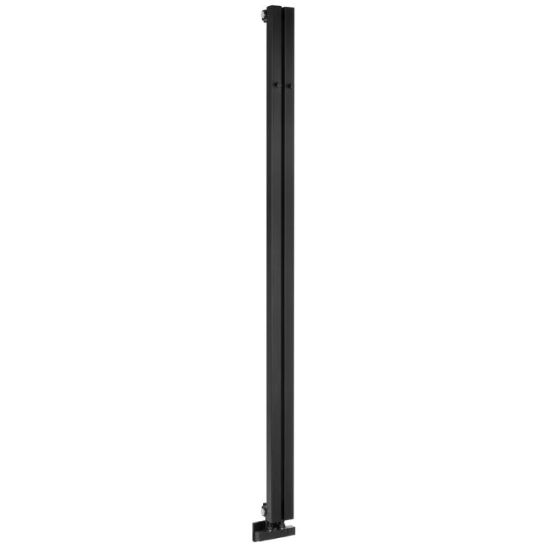 LETIZIA vykurovacie teleso 90x1800 mm, čierny mat