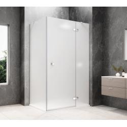 GLOBE CHROME obdĺžniková sprchová zástena 1200x900mm, matné sklo, pravé