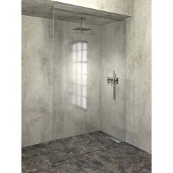 ARCHITEX sada na neviditeľné upevnenie skla, podlaha-stena-strop, 1615x2600mm, leštený hliník
