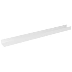 SELURA polica s hrazdou 100cm, biela