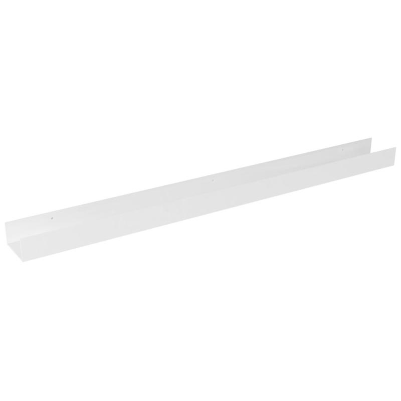 SELURA polica s hrazdou 100cm, biela
