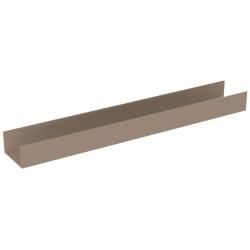 SELURA polica s hrazdou 60cm, béžová