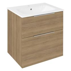 CIRASA szafka pod umywalkę 59,2x64x46cm, dąb Cuneo