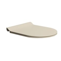 WC sedátko, SLIM, Soft Close, Quick Release, creta mat/chróm