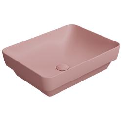 PURA keramické umývadlo 50x38cm, blush mat