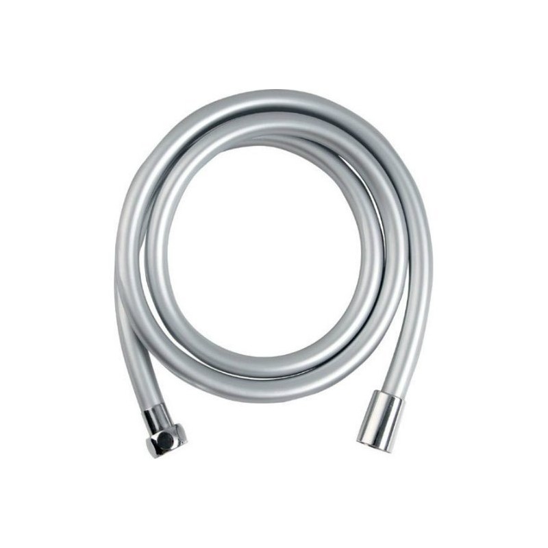 SOFTFLEX hladká plastová sprchová hadica, 200cm, strieborná/chróm