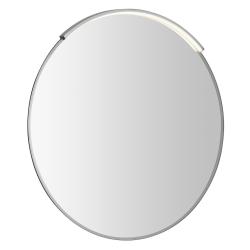 BORD zrkadlo s MOON LED osvetlenie, s brúseným okrajom guľaté, priemer 60cm, CU free
