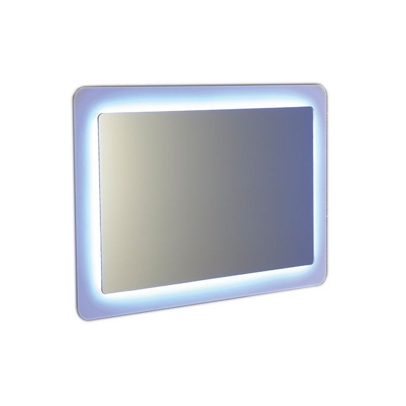 LORDE LED podsvietené zrkadlo s presahom 900x600mm, biela