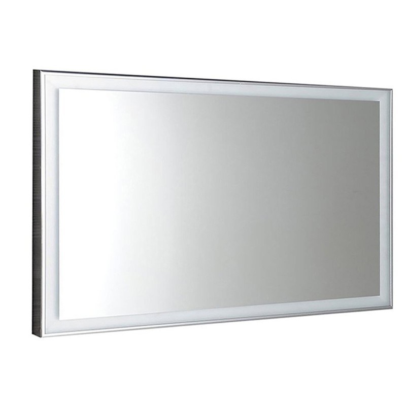 LUMINAR LED podsvietené zrkadlo v ráme 1200x550mm, chróm