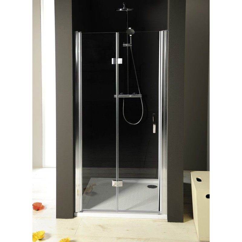ONE sprchové dvere skladacie 900 mm, lavé, číre sklo