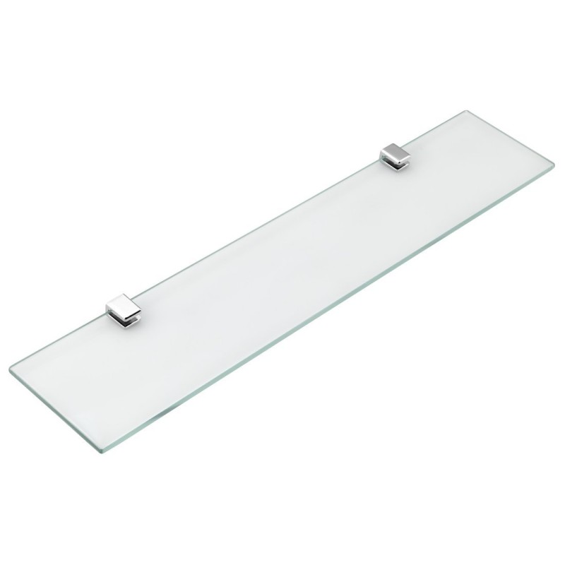 SAMBA sklenená polica, chróm