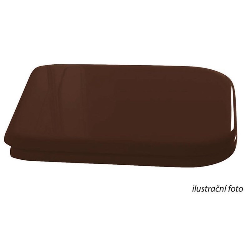 WALDORF WC sedátko, Soft Close, orech/ bronz