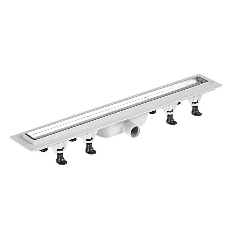 TILE plastový sprchový kanálik s roštom pre dlažbu, 920x123x68 mm