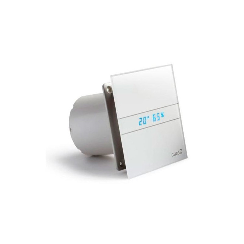 E-150 GTH kúpeľňový ventilátor axiálny s automatom, 10W/19W, potrubie 150mm, bie