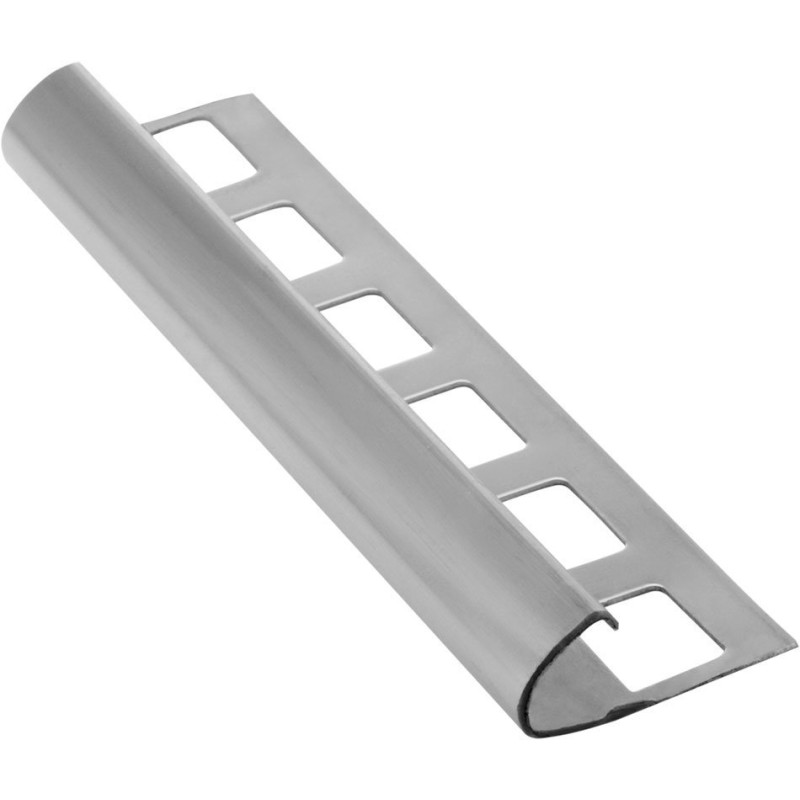 Lišta k obkladom O, nerez pololesk, L250cm, 10mm