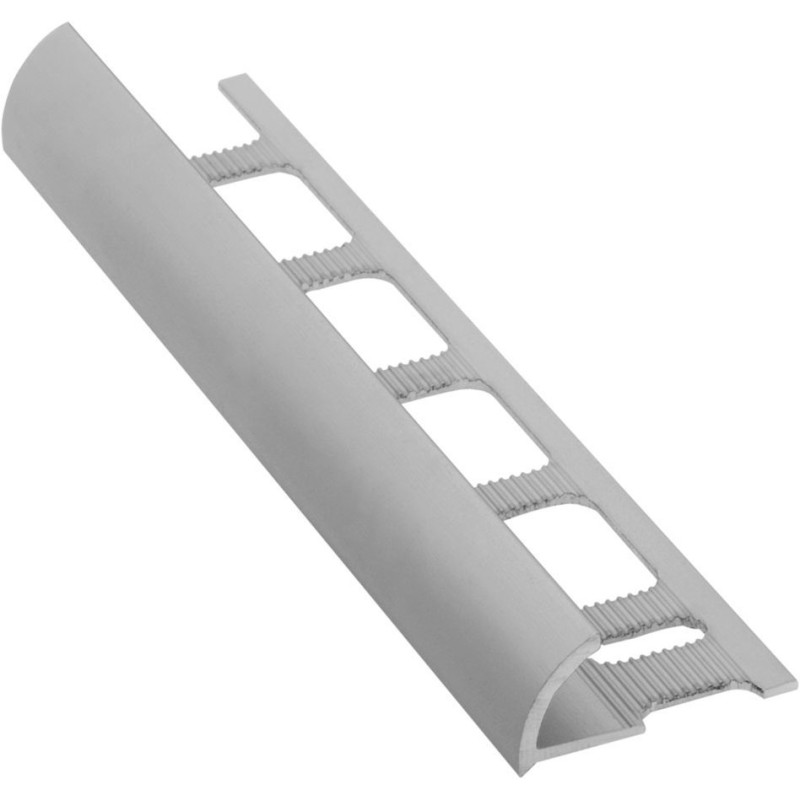 Lišta k obkladom O, matný eloxovaný hliník, L250cm, 10mm