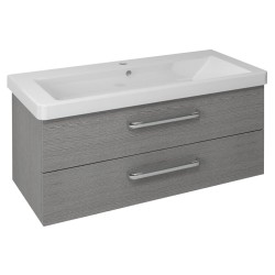 THEIA Umývadlová skrinka 101,4x43,2x43,5cm, 2x zásuvka, dub strieborný