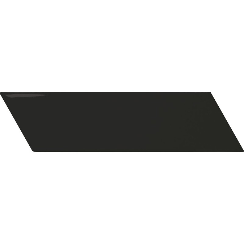 CHEVRON WALL Black Matt Right 18,6x5,2 (EQ-4) (1bal0,5m2)