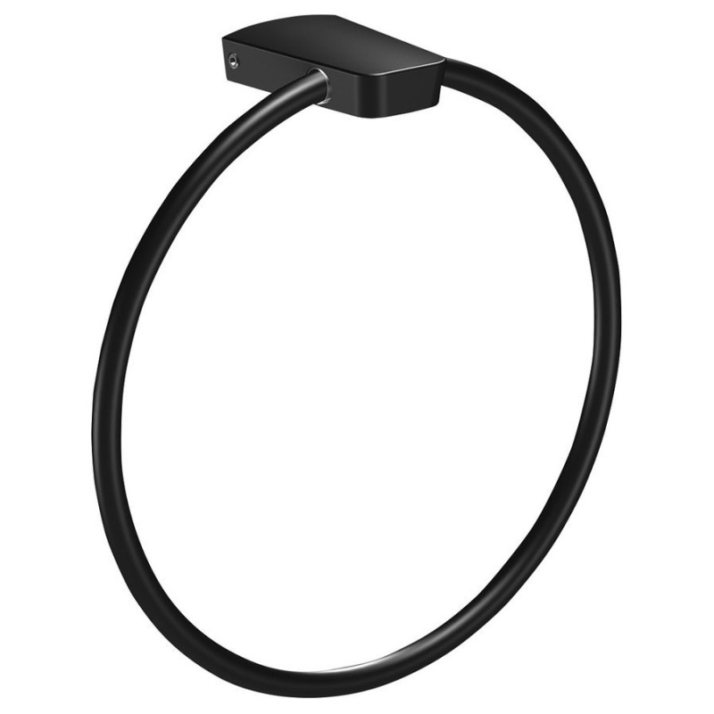 ZEN držiak uterákov kruh, čierna