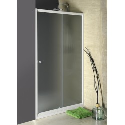 AMADEO posuvné sprchové dvere 1000mm, sklo BRICK