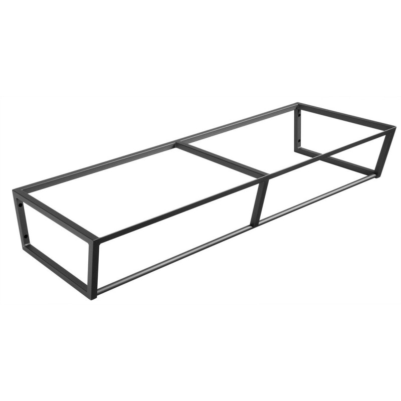 SKA Konštrukcia pod umývadlo/pod dosku, 1200x200x460mm, čierna mat