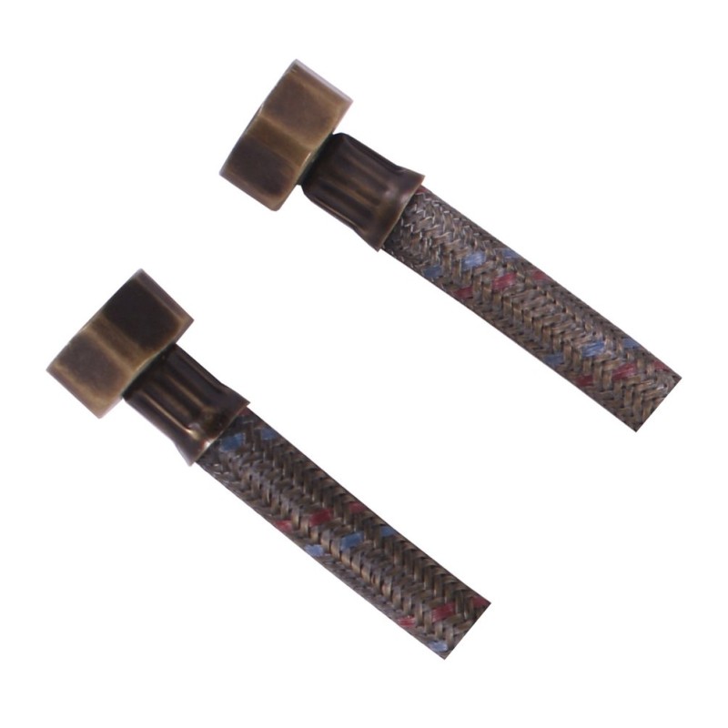 Flexibilná nerezová hadica FxF 1/2"x1/2", 40cm, bronz
