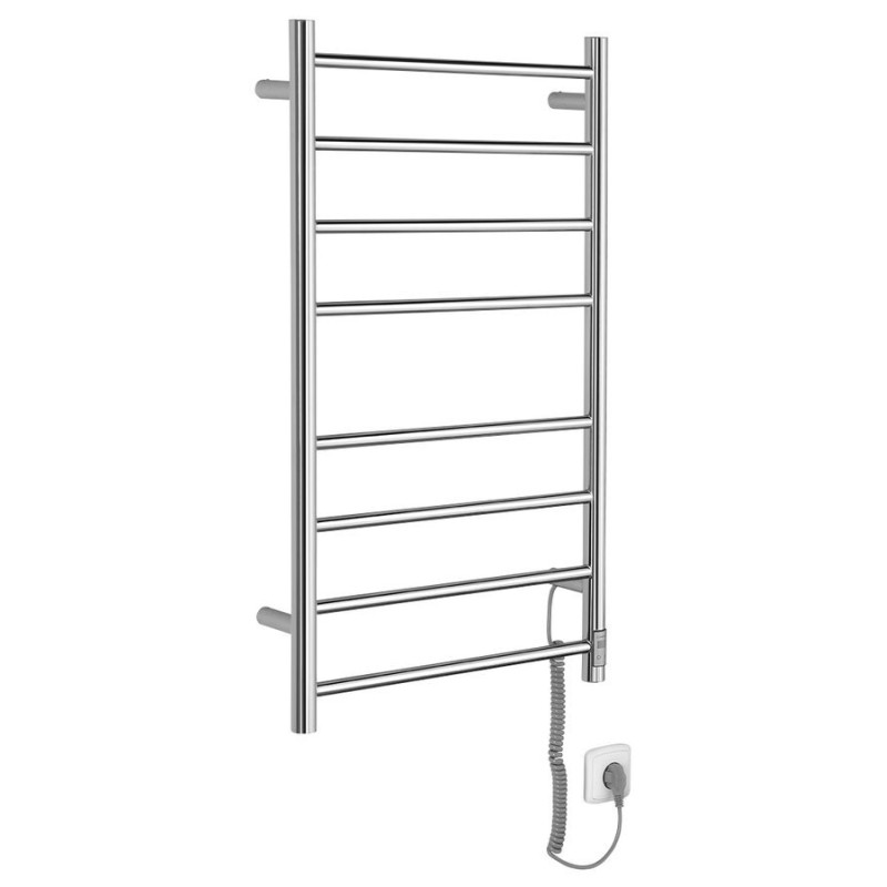REDONDO elektrický sušiak uterákov s časovačom, guľatý, 500x900 mm, 75 W, nerez