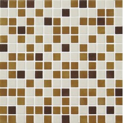 MIX plato skleněné mozaiky 2,5x2,5cm 0,154m2