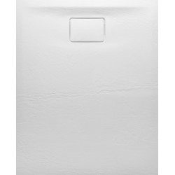 ACORA sprchová vanička,litý mramor,obdĺžnik 120x80x2,9cm, biela,dekor kameň