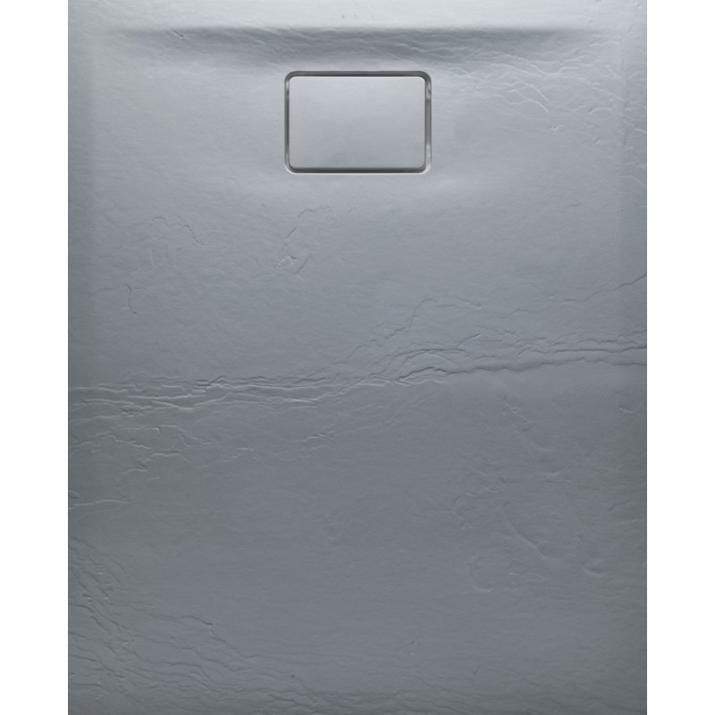 ACORA sprchová vanička,litý mramor,obdĺžnik 120x80x2,9cm, šedá,dekor kameň