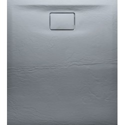 ACORA sprchová vanička,litý mramor,obdĺžnik 120x90x2,9cm, šedá,dekor kameň
