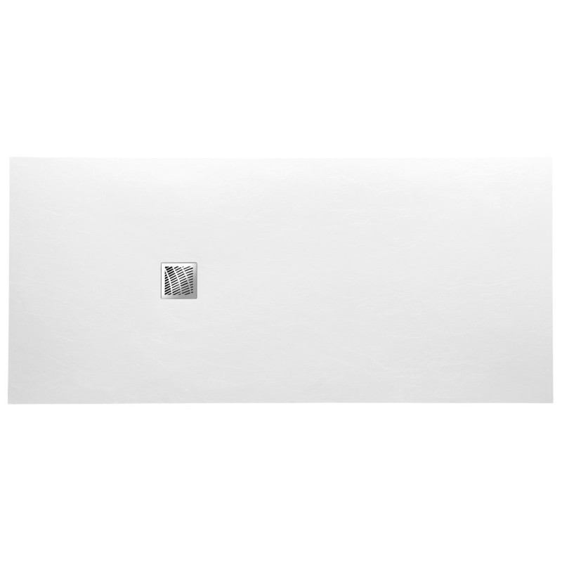 MITIA sprchová vanička z liateho mramoru, obdĺžnik 200x90x3 cm, biela