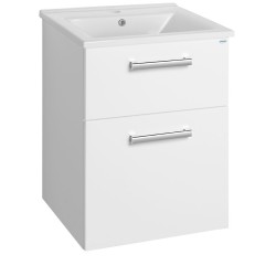 VEGA umývadlová skrinka 50cm, 2xzásuvka, biela