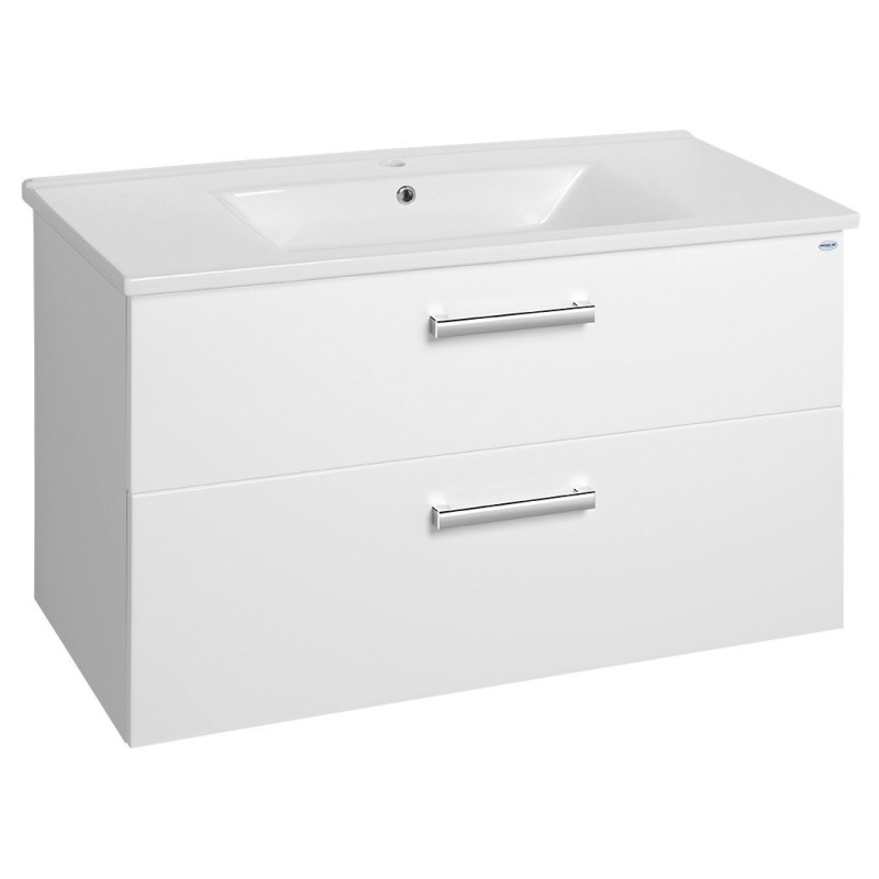 VEGA umývadlová skrinka 100cm, 2xzásuvka, biela