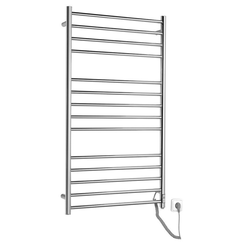REDONDO elektrický sušiak uterákov s časovačom, guľatý, 630x1160 mm, 130 W, nerez