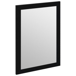 TREOS zrkadlo v ráme 750x500x28mm, čierna matná