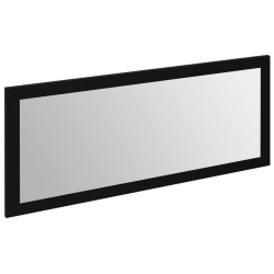 TREOS zrkadlo v ráme 1100x500x28mm, čierna matná