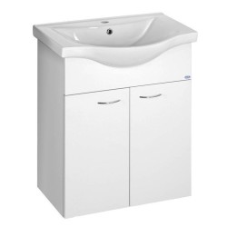 KERAMIA FRESH umývadlová skrinka 60,6x74x34cm, biela