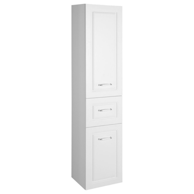 FAVOLO skrinka vysoká s košom 40x184x31 cm, biela mat