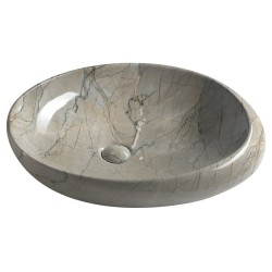 DALMA keramické umývadlo 68x16,5x44 cm, grigio