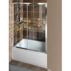 DEEP sprchové dvere 1100x1650mm, číre sklo