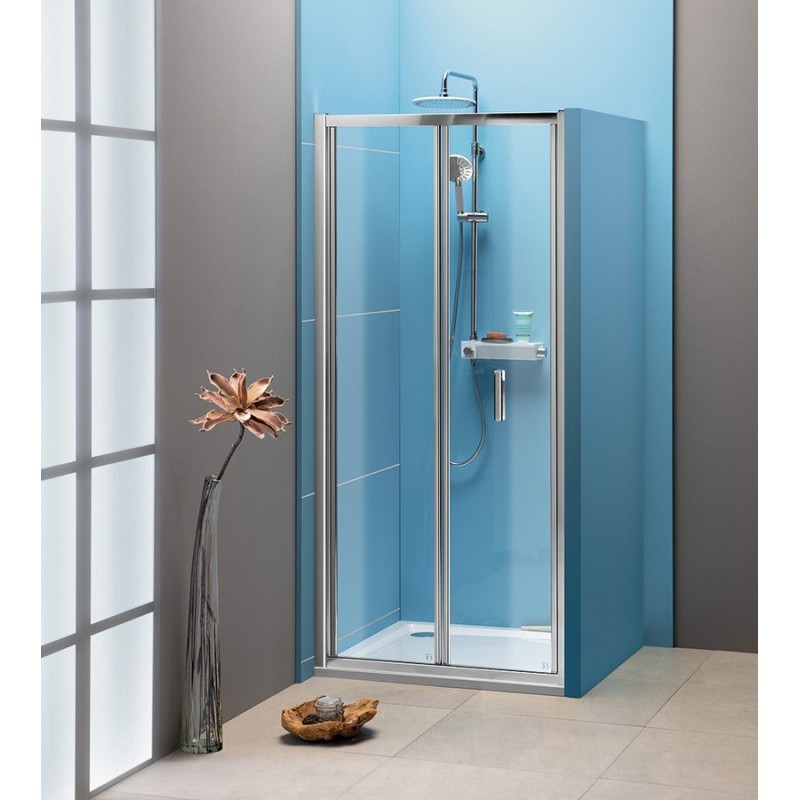 EASY LINE sprchové dvere skladacie 700mm, číre sklo
