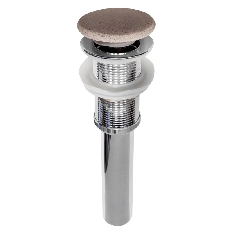 Výpusť s betónovou zátkou, biely pieskovec