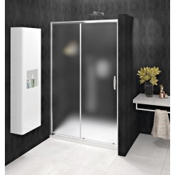SIGMA SIMPLY sprchové dvere posuvné 1000mm, sklo Brick