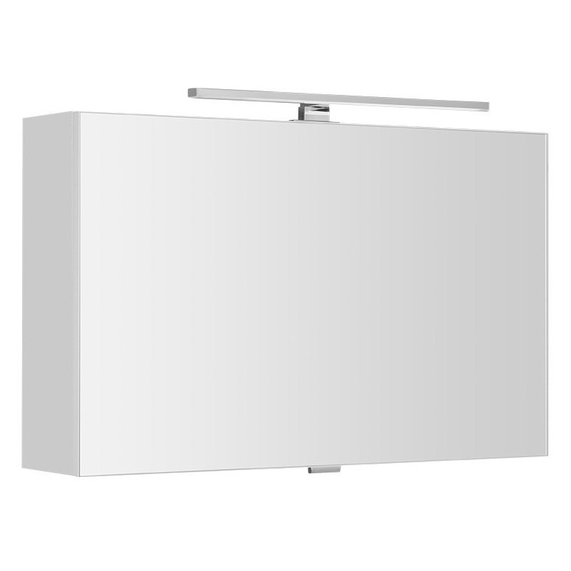 CLOE galérka s LED osvetlením, 80x50x18cm, biela