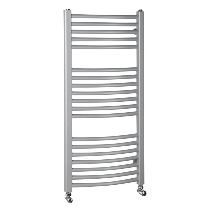 ORBIT Vykurovacie teleso oblé, 986/450, 432 W, strieborná struktural