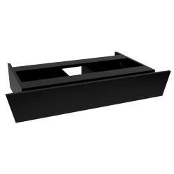 TWIGA PLUS umývadlová zásuvka 88,5x17x43,5cm, čierna mat